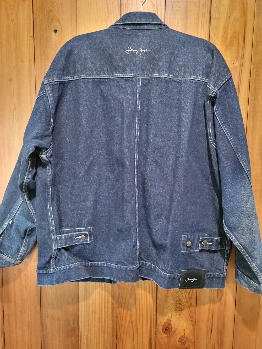 Sean John Dark Blue Denim Jacket - Picture 9 of 16